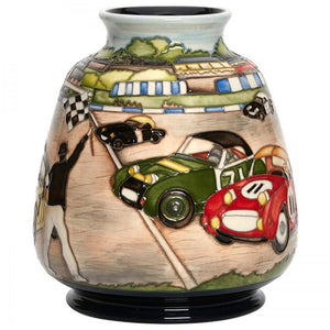 Moorcroft Racing Frogeye Sprites Vase - Ltd Ed 15