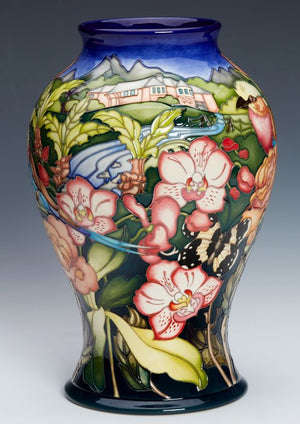 Moorcroft Sagana Lodge Vase 46/12 - Ltd Ed 30 * LAST ONE