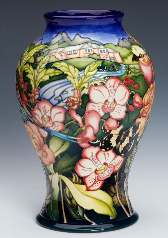 Moorcroft Sagana Lodge Vase 46/12 - Ltd Ed 30 * LAST ONE