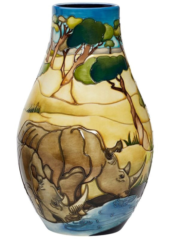 Moorcroft Treetops Vase 117/12 - Ltd Ed 15