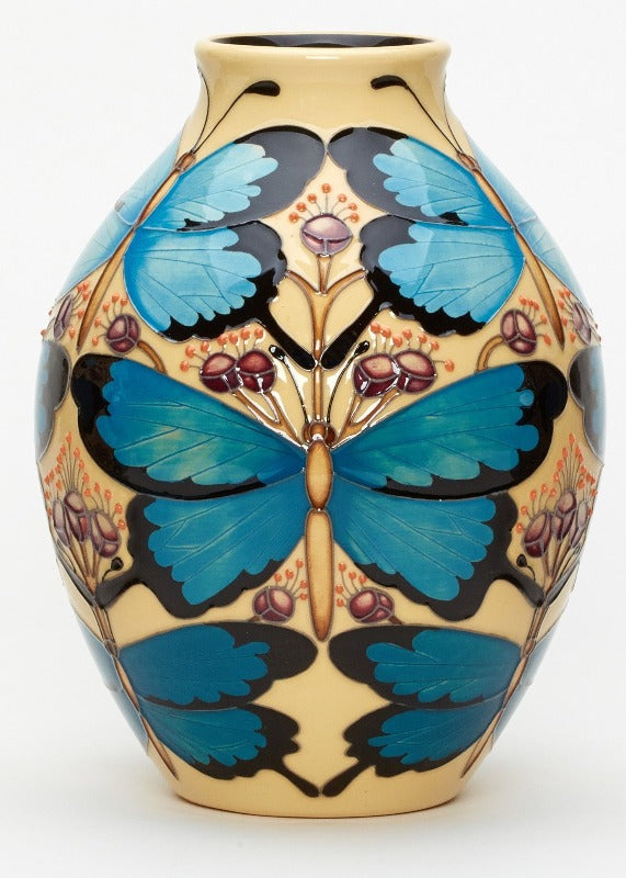 Moorcroft Ulysses Vase 3/8 - Ltd Ed 30