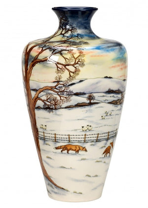 Moorcroft Prestige Woodside Farm Vase 72/20 - Numbered