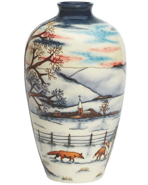 Moorcroft Woodland Farm Vase 25/9 - Ltd Ed 15