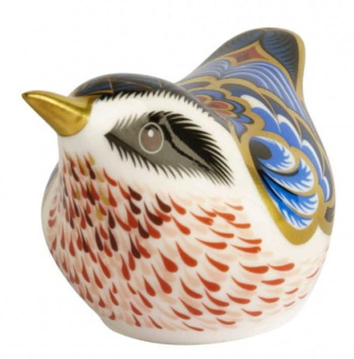 Royal Crown Derby Garden Nuthatch Tit Paperweight