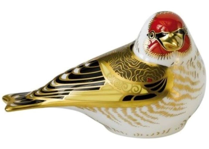 Royal Crown Derby Goldfinch Paperweight