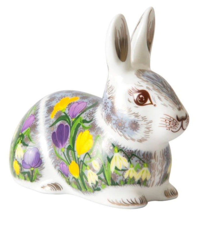 Royal Crown Derby Springtime Bunny Paperweight
