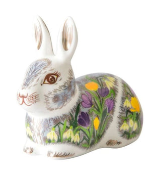 Royal Crown Derby Springtime Bunny Paperweight
