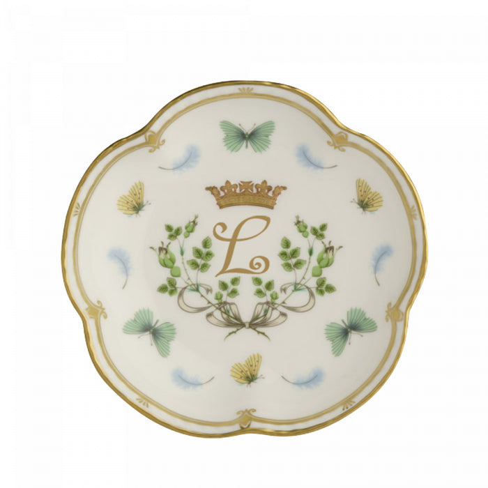 Royal Crown Derby Prince Louis 5 Petal Tray