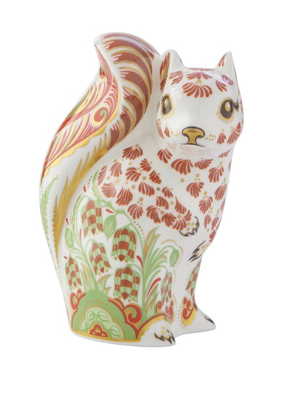 Royal Crown Derby Red Squirrel Paperweight