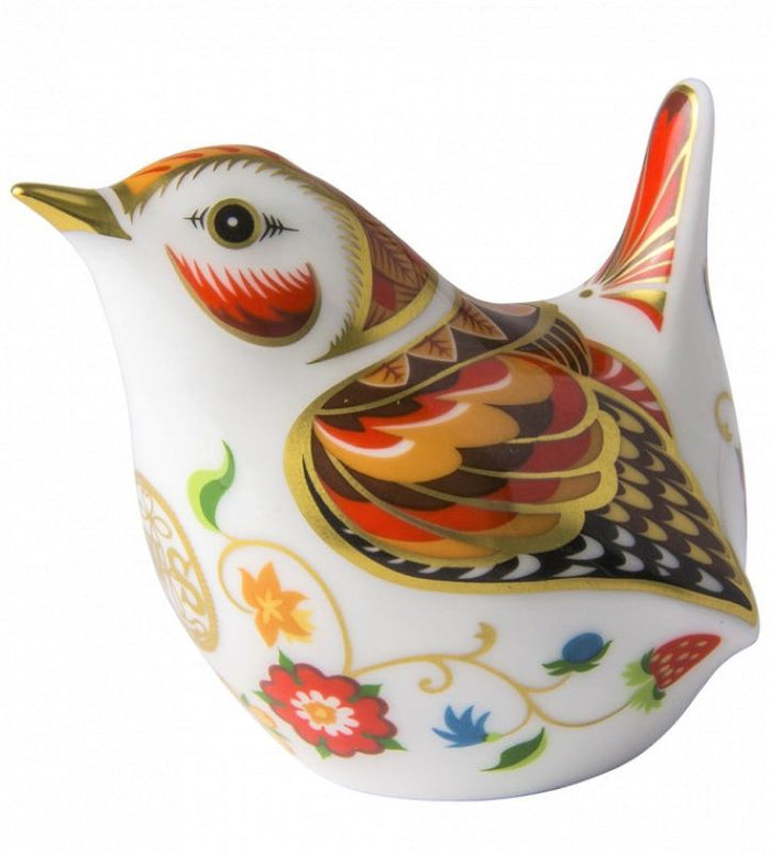 Royal Crown Derby William Shakespeare Wren Paperweight