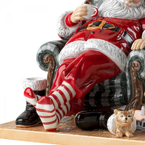 Royal Doulton Restful Moment 2021 Annual Father Christmas Figurine of the Year - HN5942 - LAST ONE