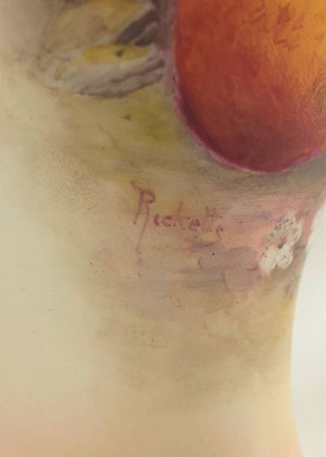 Royal Worcester Fruit Study Vase - Signed Ricketts