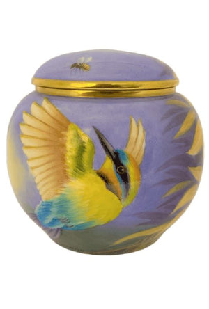 Steve Smith Honey Bee-Eater Lidded Vase - Ltd Ed 5