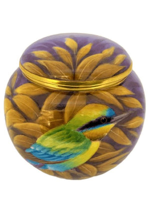 Steve Smith Honey Bee-Eater Lidded Vase - Ltd Ed 5