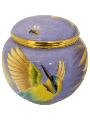 Steve Smith Honey Bee-Eater Lidded Vase - Ltd Ed 5