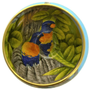 Steve Smith Rainbow Lorikeets Vase - Ltd Ed 5