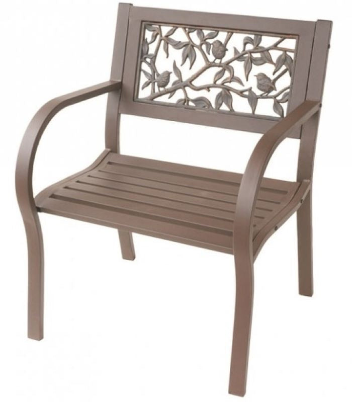 Tube Steel-Cast Iron Armchair - Fairy Wren