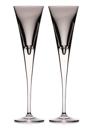 Waterford Crystal W-Collection Shale Flute Pair