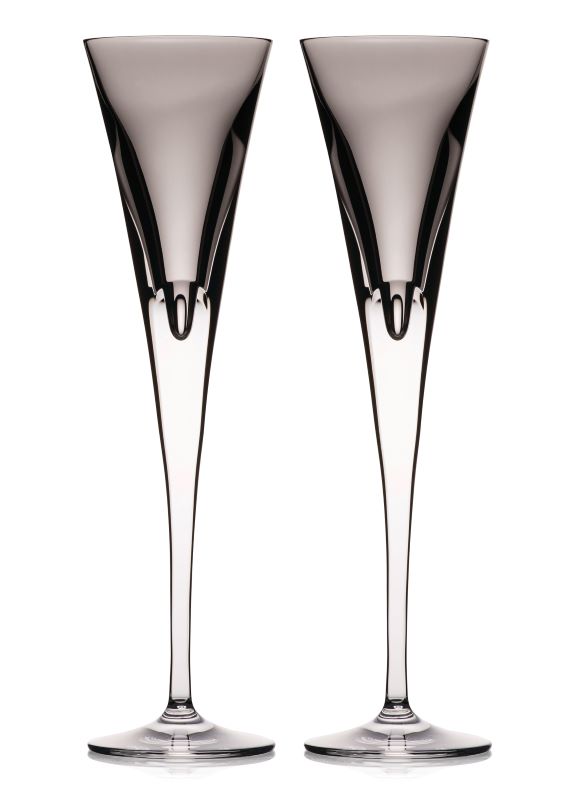 Waterford Crystal W-Collection Shale Flute Pair