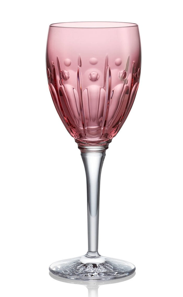 Waterford Crystal Christmas 2022 Winter Wonders Rose Color Wine Glass - DISCONTINUED
