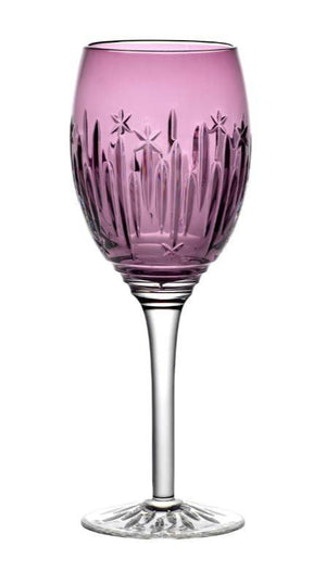 Waterford Crystal 2021 Winter Wonders Midnight Frost Lilac Color Wine Glass - DISCONTINUED