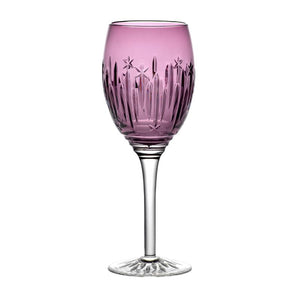 Waterford Crystal 2021 Winter Wonders Midnight Frost Lilac Color Wine Glass - DISCONTINUED