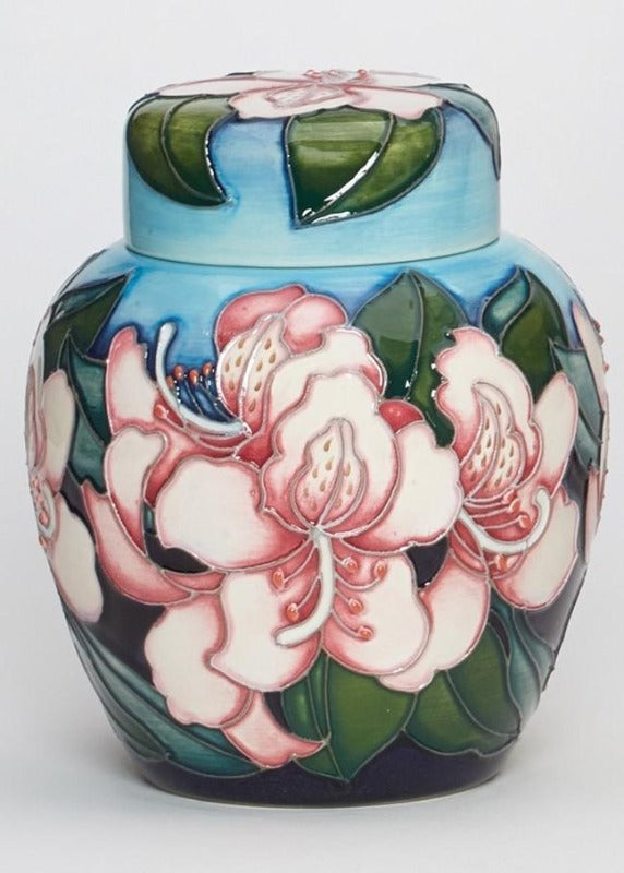 Moorcroft Blackheath Rhododendron Ginger Jar 769/6 - Ltd Ed 15