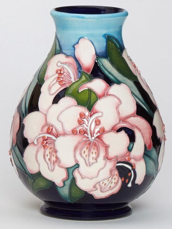 Moorcroft Blackheath Rhododendron Vase 7/7 - Trial Vase